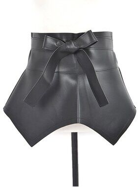 BNWT Plus Size XL Faux Leather Wrap Skirt Belt